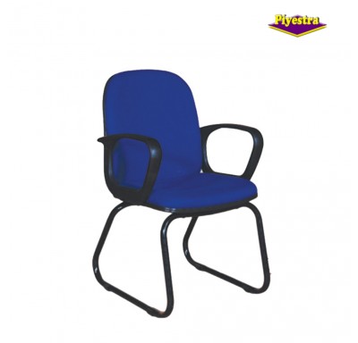 Piyestra Fia Visitor Chair Fabric - Blue